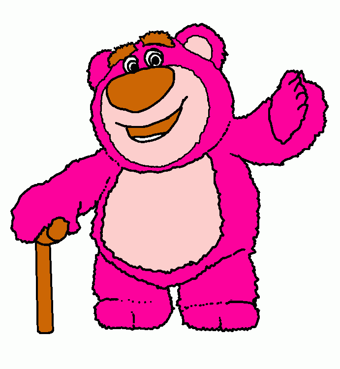 oso  cariñoso olor a frutas para colorear