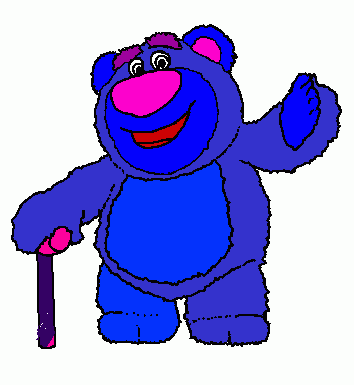 oso toy story 3 para colorear
