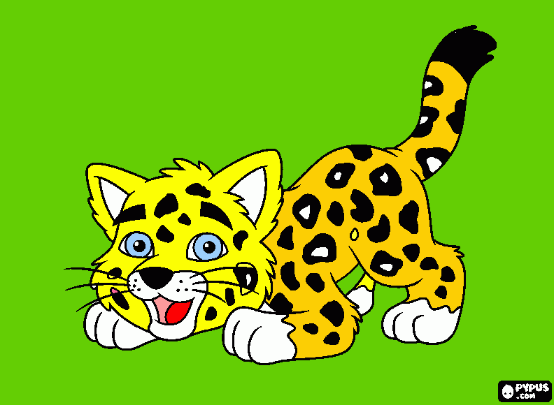 otorongo para colorear