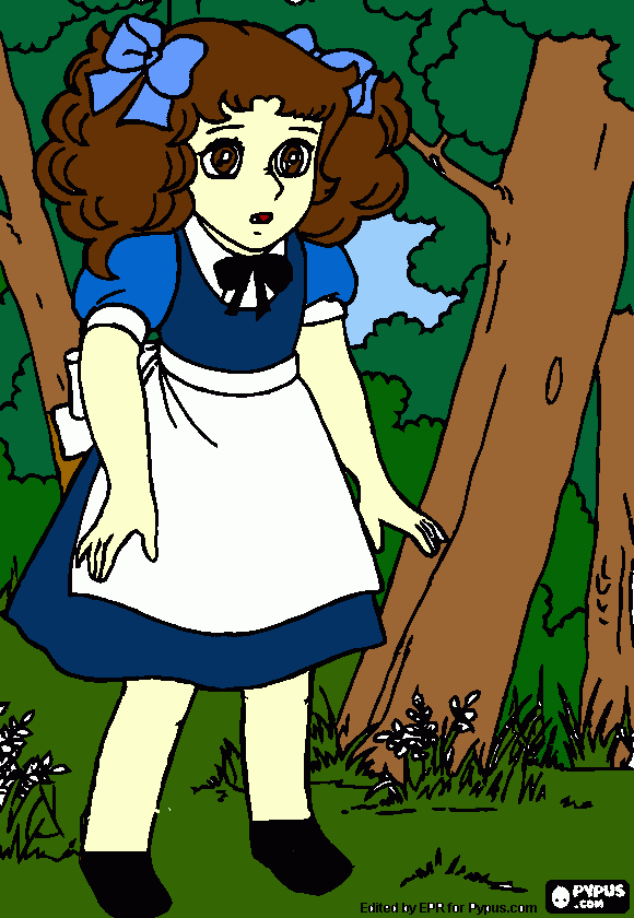 otra candy candy para colorear