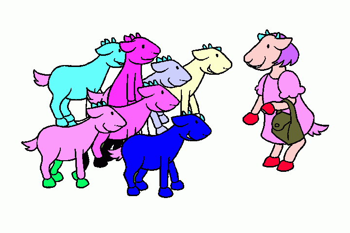 ovejitas para colorear