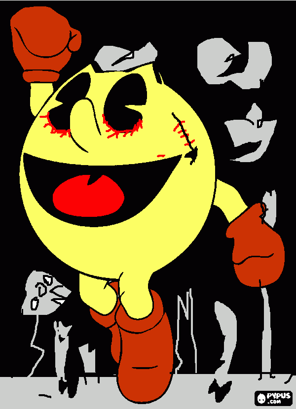 pac man . exe para colorear