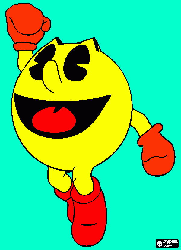pac.man para colorear