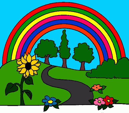 paisaje hermoso  y detallista para colorear
