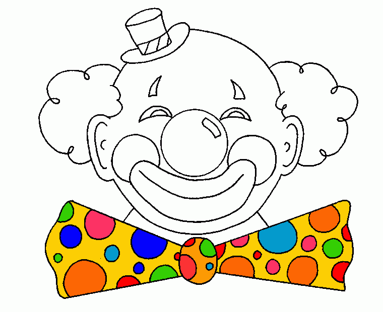 pajarita para colorear