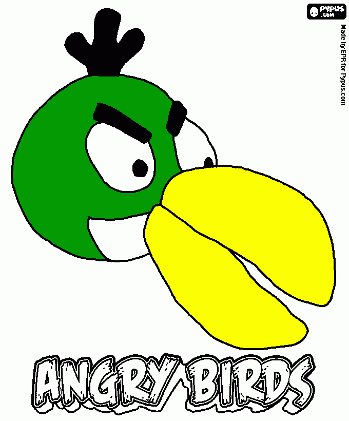 pajaro Bumerang para colorear