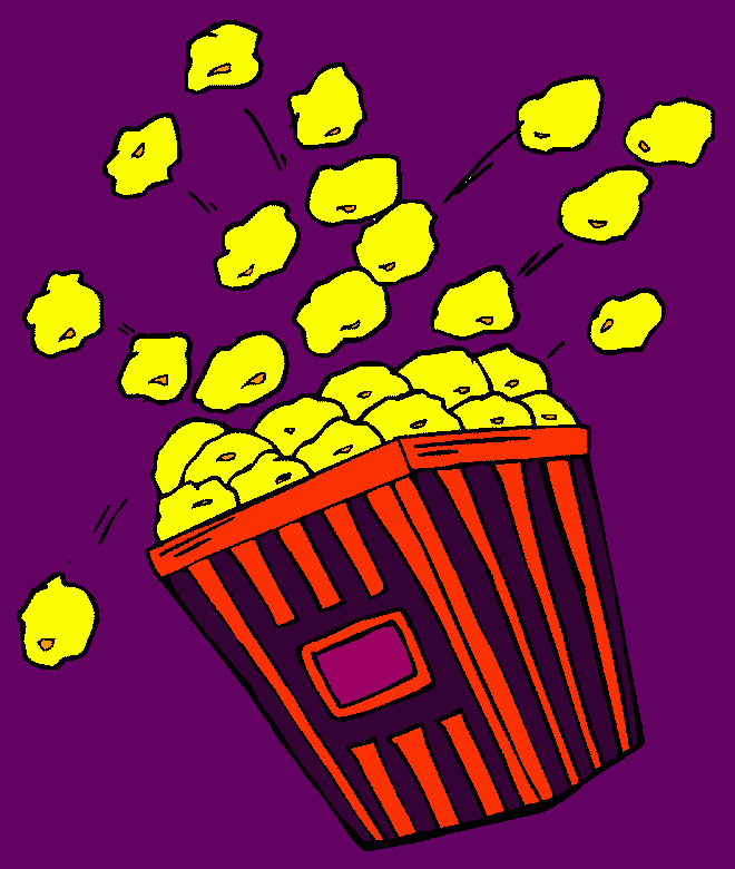 palomitas de maiz para colorear