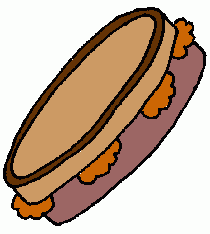 PANDERETA para colorear