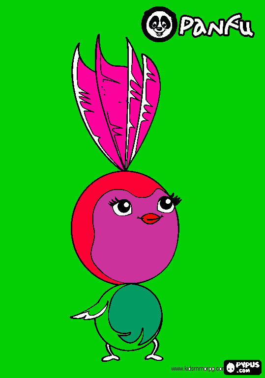   panku para colorear