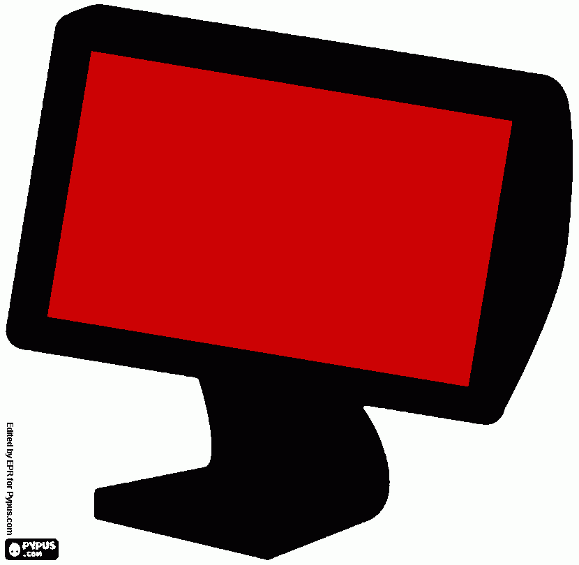 pantalla lcd para colorear