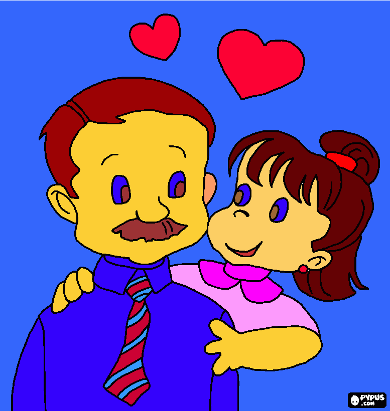papá alexs para colorear