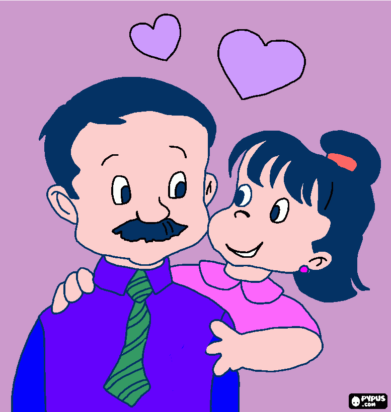 papá   edgar para colorear