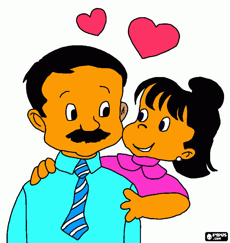 papà eduar para colorear