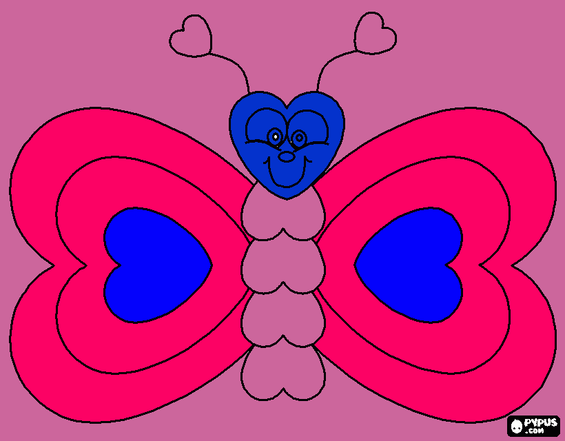 papallona para colorear