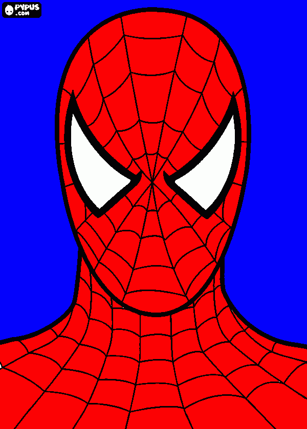Para Abue de Spiderman Zak para colorear