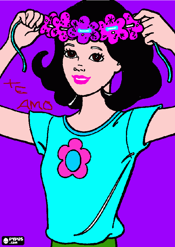 para mi madre tan bonita para colorear