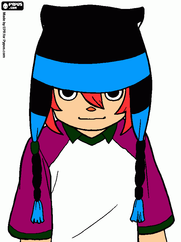 para twitter  para colorear