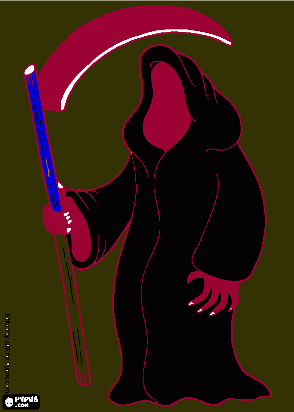 parca para colorear
