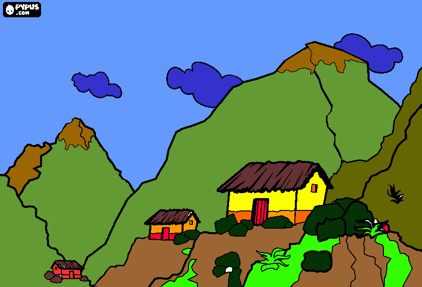 pasaje natural para colorear