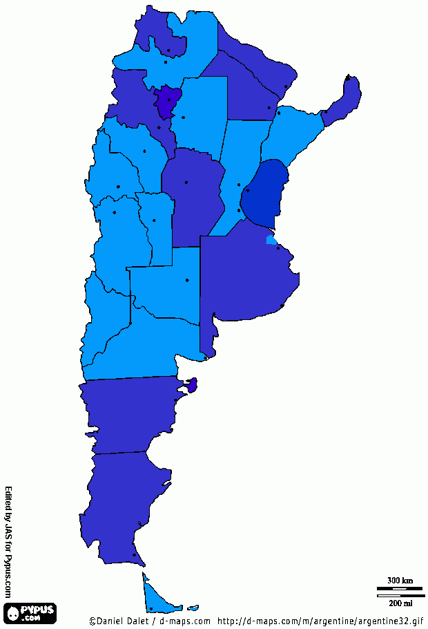 Patria Grande para colorear