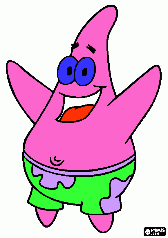 Patricio 1 para colorear