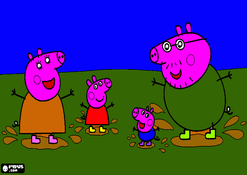 paule para colorear