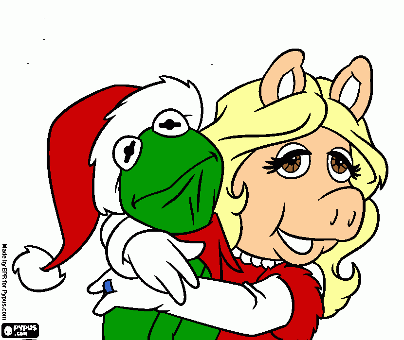 peggy navidad para colorear
