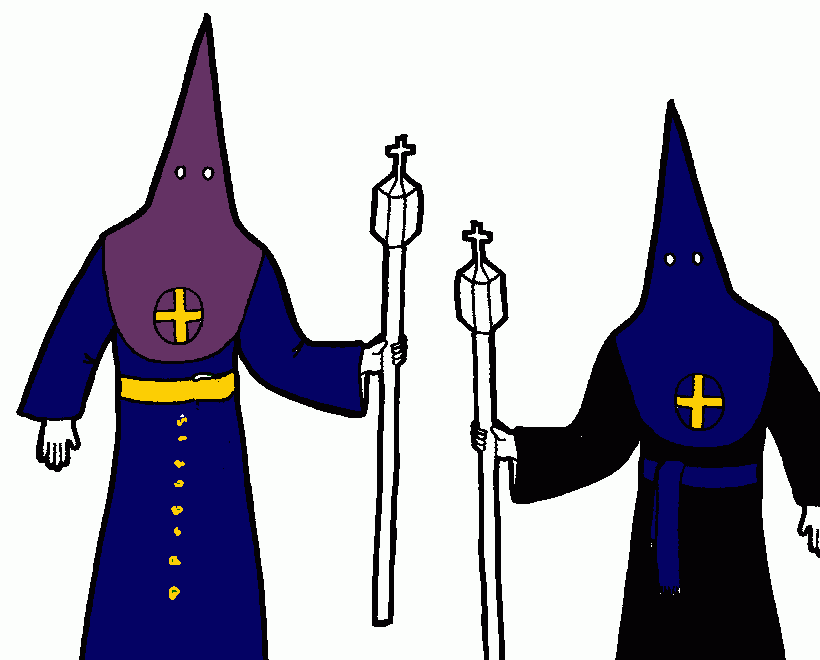 penitentes para colorear