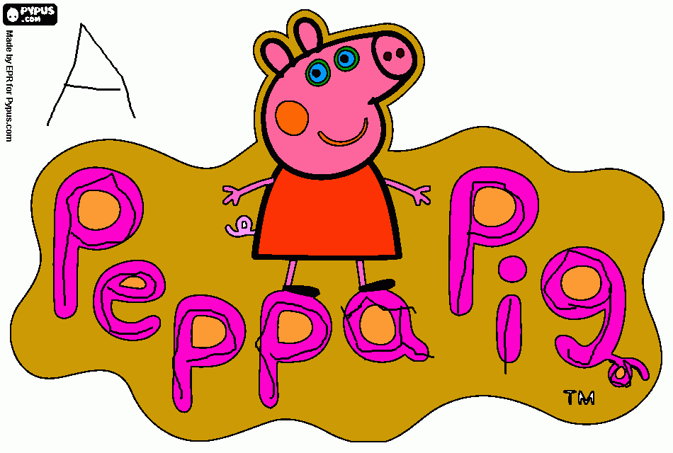 pepa 2 para colorear