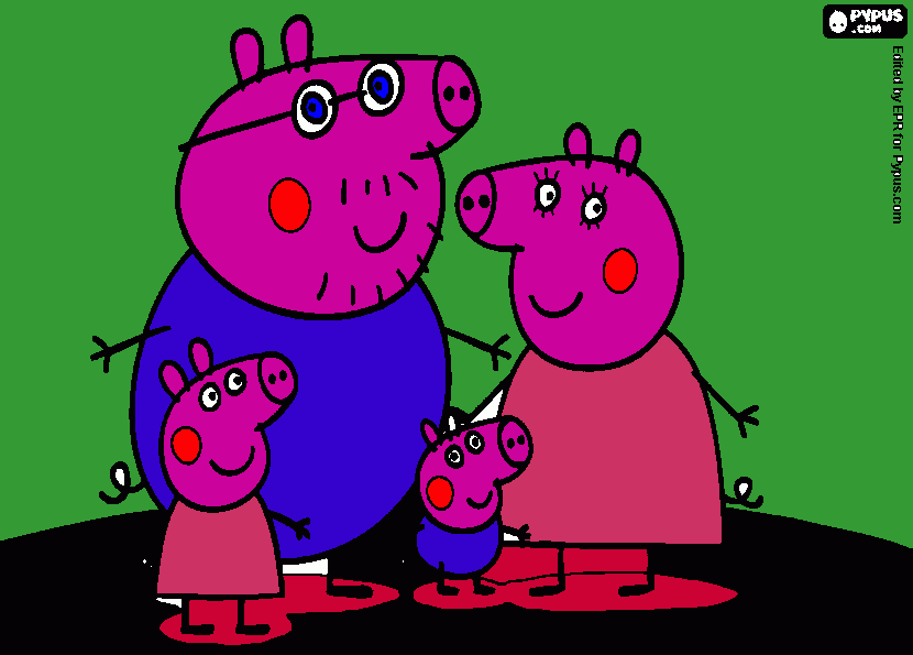 Pepa pig Teresa para colorear