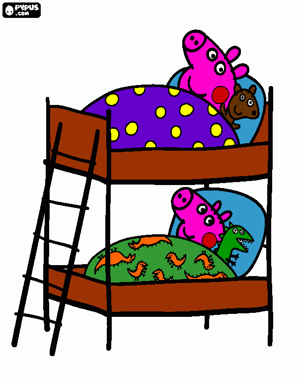 pepa ping para colorear