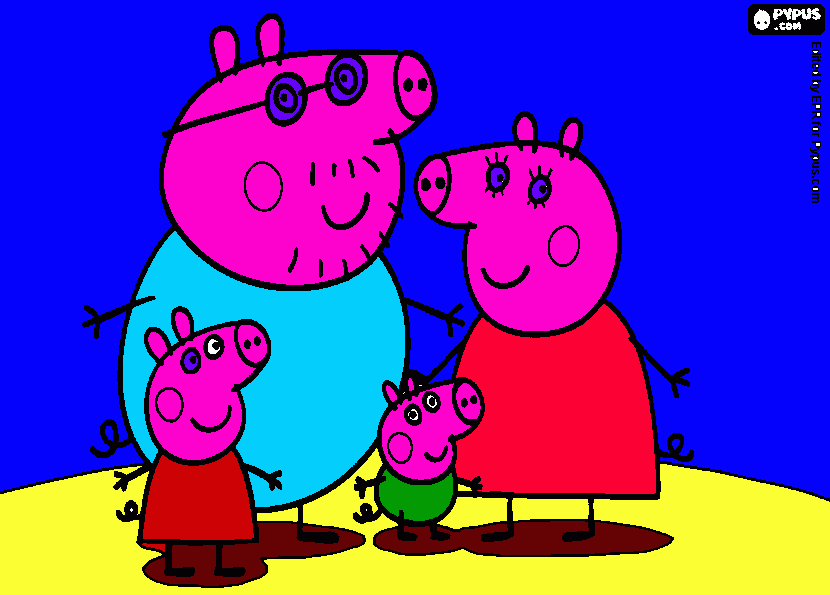 pepas para colorear