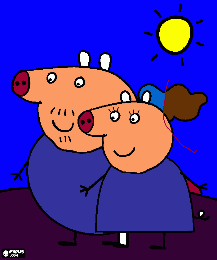 peppa Bubu para colorear