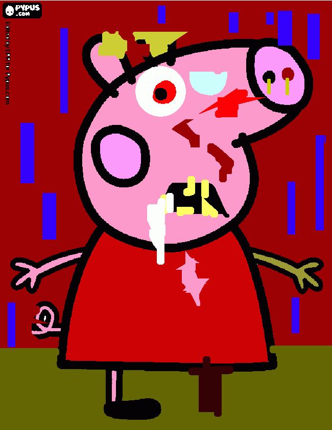 Peppa. Exe para colorear