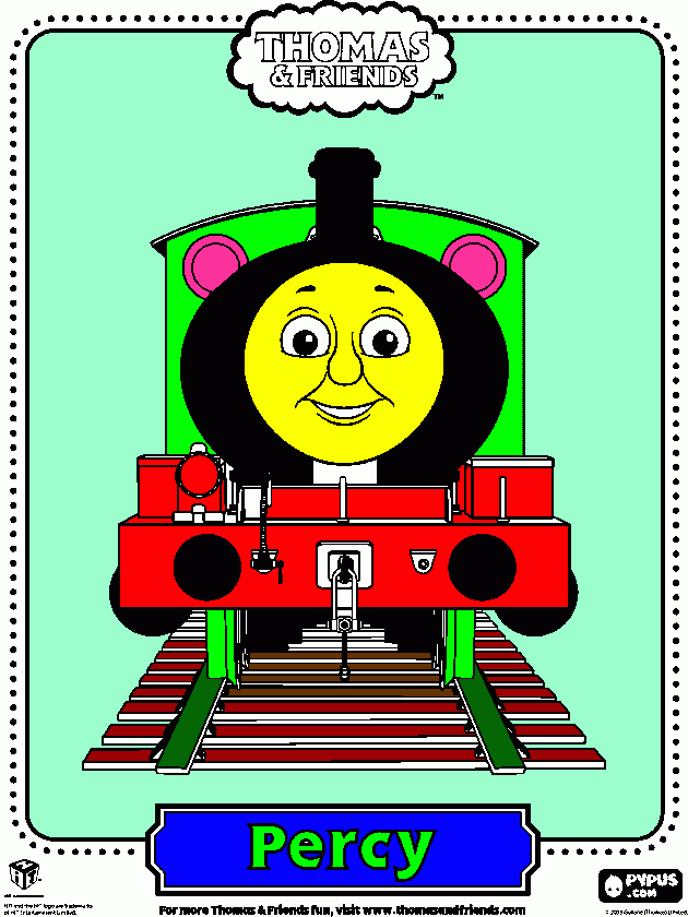 Percy para colorear