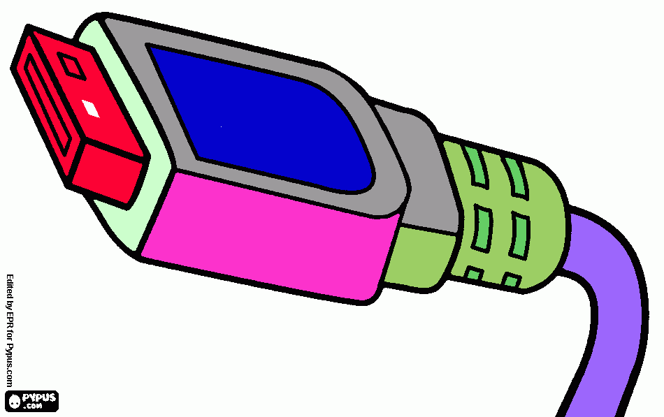 perifericos para colorear