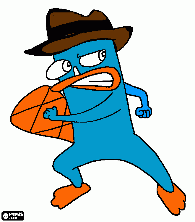 perry  el orrito ringo para colorear