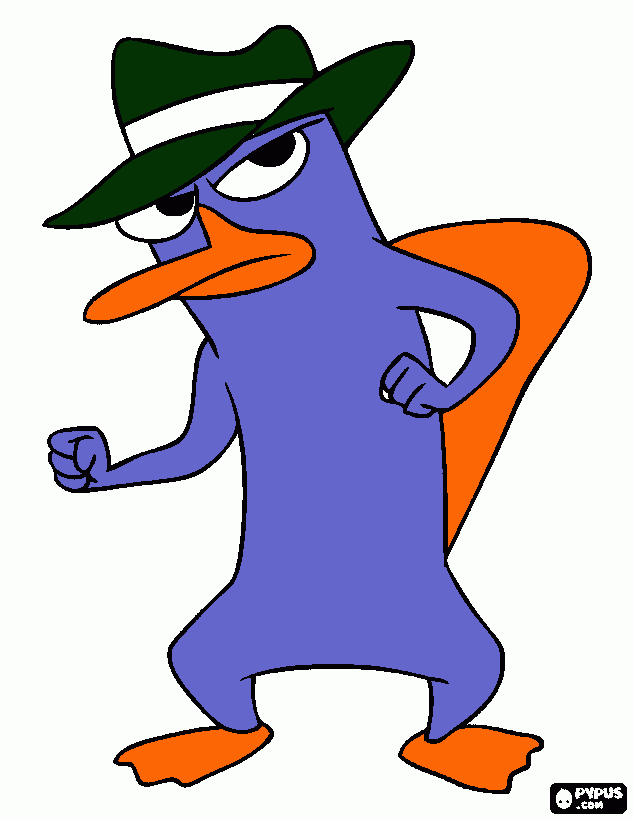 PERRY EL OTMITORINCO para colorear