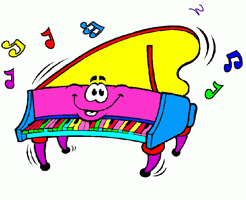 piano colores para colorear
