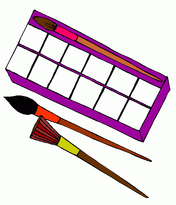 pinceles para colorear