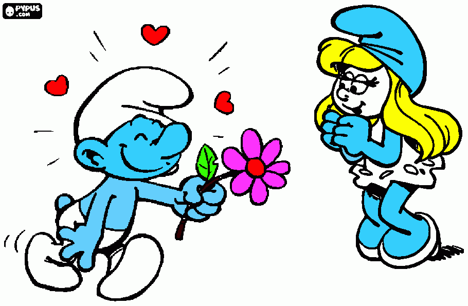 pitufina y para colorear, pitufina y para imprimir pitufina-y-para-colorear-pitufina-y-para-imprimir