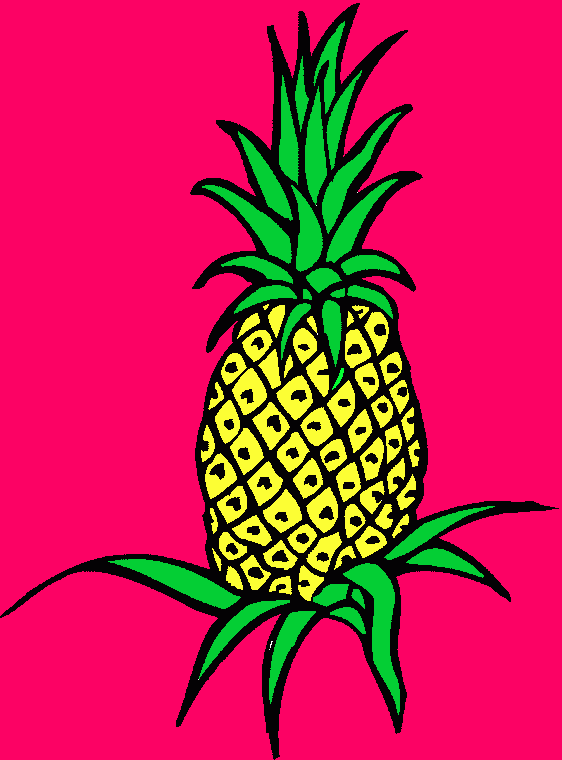 piña para colorear