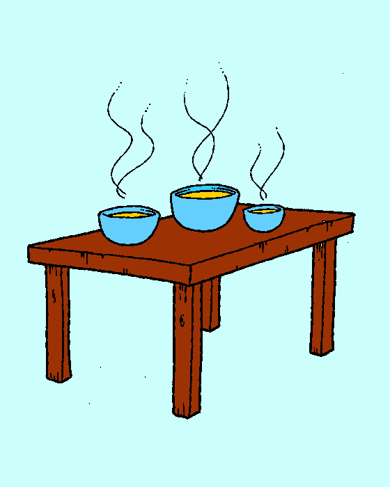 platos de sopa para colorear