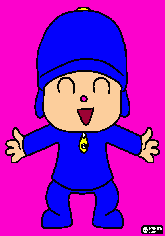 poco yo para colorear