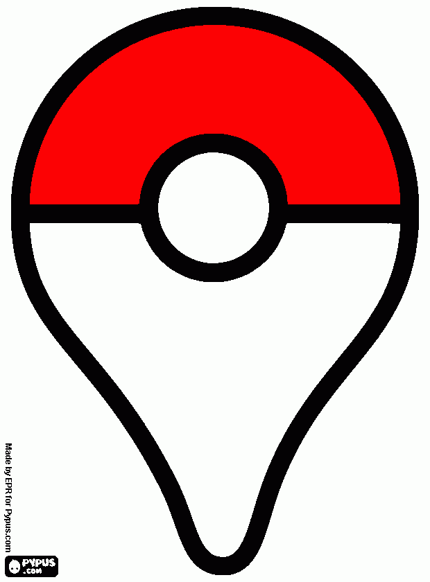 pokeboll para colorear