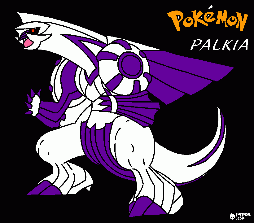 POKEMON PALKIA para colorear