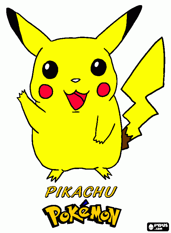 POKEMON SUPER CHULO para colorear