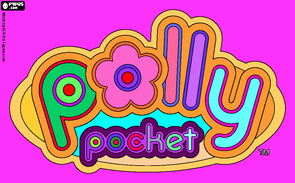 polly para colorear