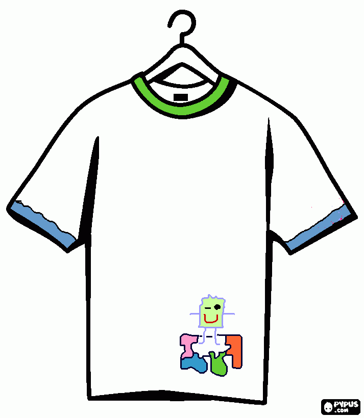 polo para colorear polo para imprimir