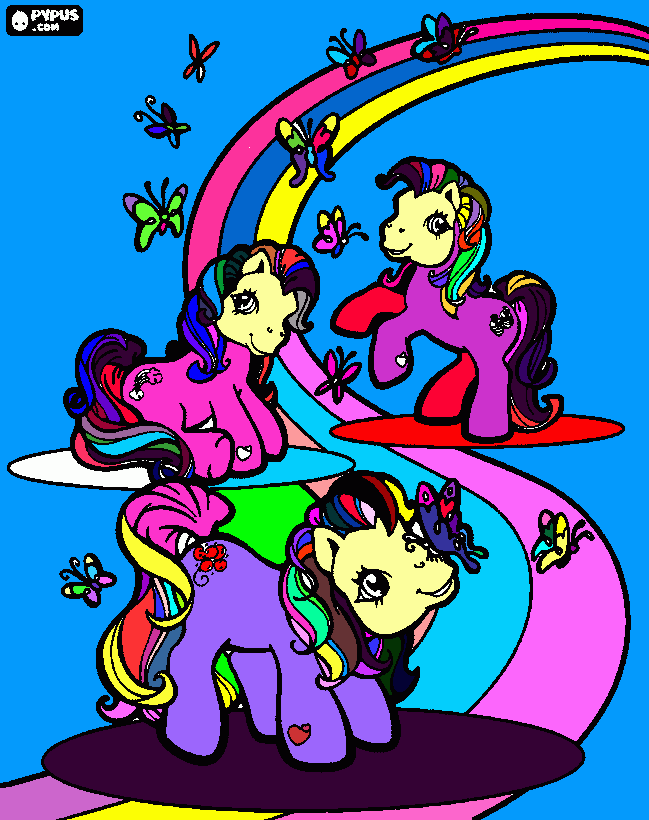 ponis para colorear